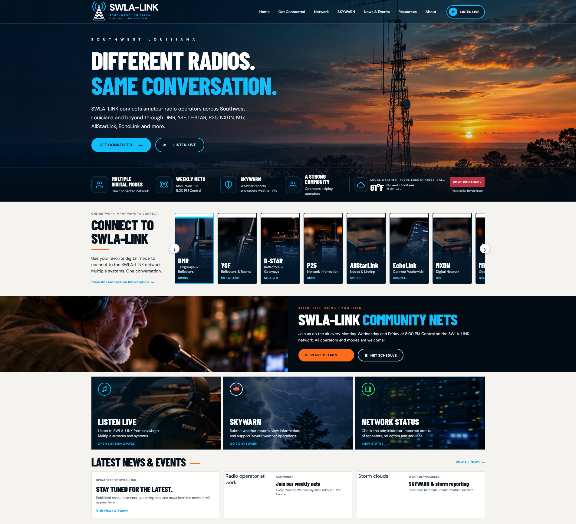 SWLA-LINK website